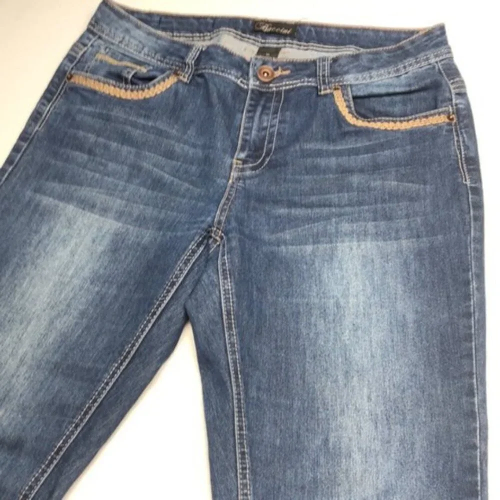 PREMIUM BACCINI FLAP POCKET STRAIGHT JEANS 10/30x32 😎